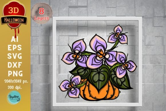 3D Halloween Flower: Vibrant Designs for Spooky Fun