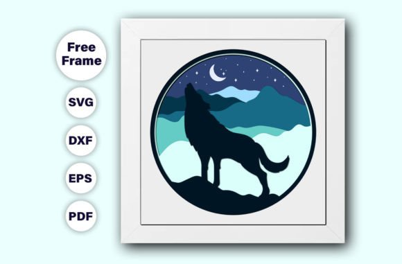 Bringing the Wild to Life: A Crafter's Guide to 3D WOLF SVG and Wolf Shadow Box Designs