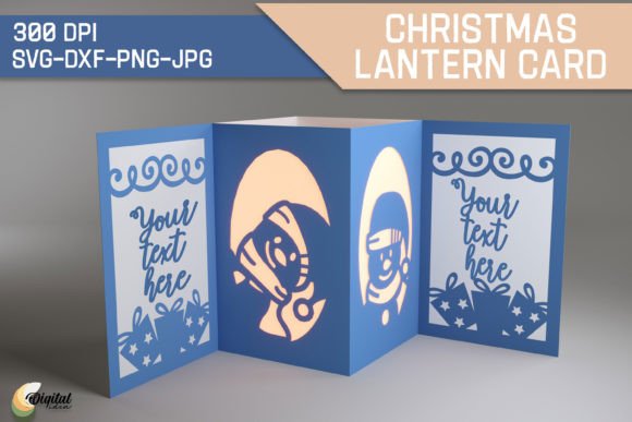 Christmas Lantern Card: Paper Cut Design Guide