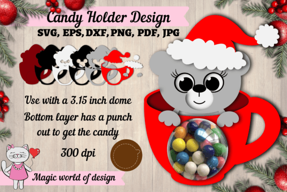 Crafting a 3D Christmas Candy Dome Bear: A Guide to Digital Design and Assembly