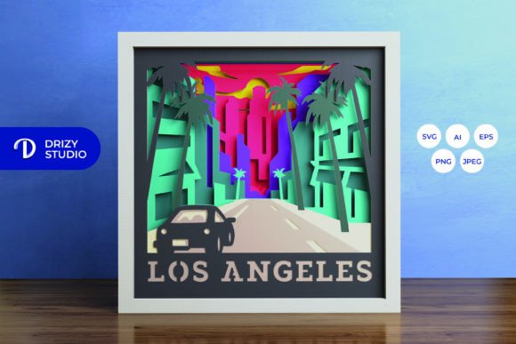 Creating a Stunning Los Angeles Sunset 3D Shadow Box: A Guide to Perfect Results