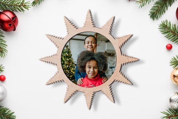 Elevate Holidays with 3D Laser Cut Photo Frames