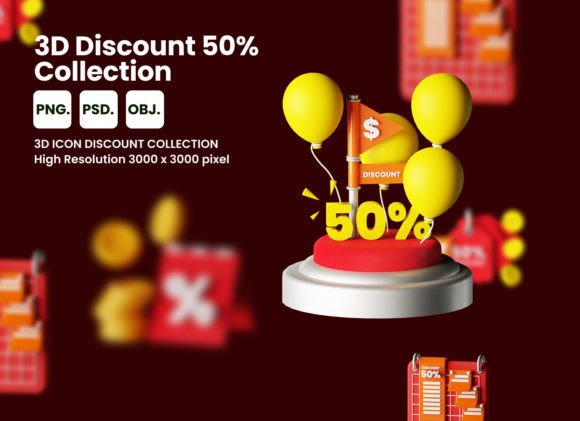 Elevate Your Designs with a High-Res 3D Icon Discount