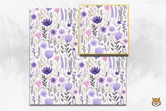 Elevate Your Designs with a Pastel Wildflowers Seamless Pattern