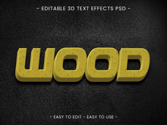 Elevating Brand Identity with Wood 3D Text Effect Luxury Styles