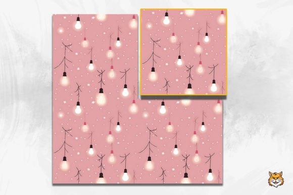 Elevating Digital Aesthetics: The Strategic Role of the Christmas Lights Seamless Pattern in Modern Design Workflows