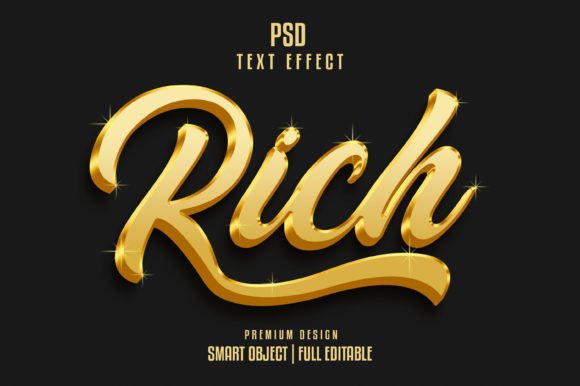 Evaluating the Rich 3d Text Effect and Editable PSD Templates