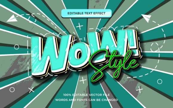 Evaluating the Wow Old Text Effect 3D Style Comic for Graphic Design Projects