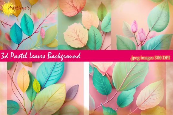 Integrating 3D Pastel Leaves into Professional Creative Workflows