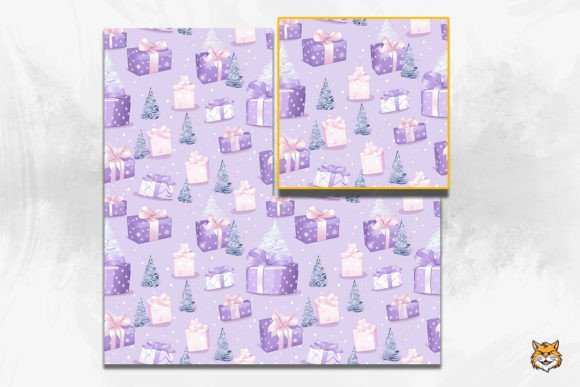 Soft Hues and Endless Repeats: The Pastel Tree Seamless Pattern