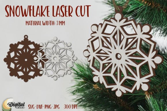 Stunning Snowflake Laser Cut Christmas Patterns