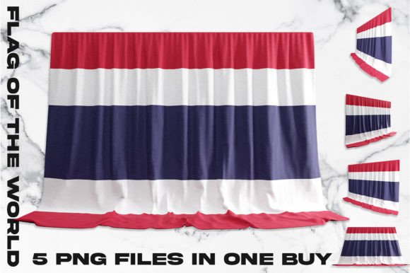 Thailand 3D Flag Bundle: Elevate Your Visual Projects