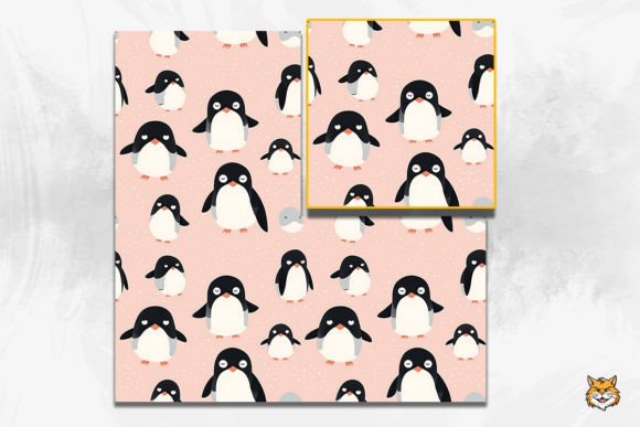 Unlocking Creative Potential with Penguin Seamless Pattern 1