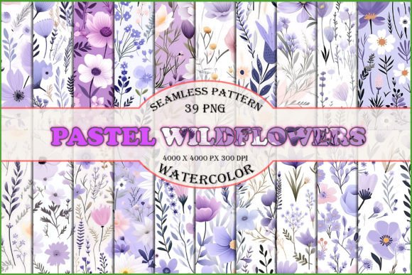 Unlocking Creativity with the Pastel Wildflowers Digital Paper Bundle